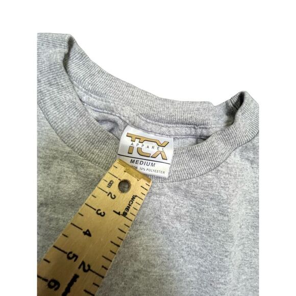 Y2K East Carolina University Sz Medium Gray T-Shirt Unisex Football NCAA - Picture 3 of 3